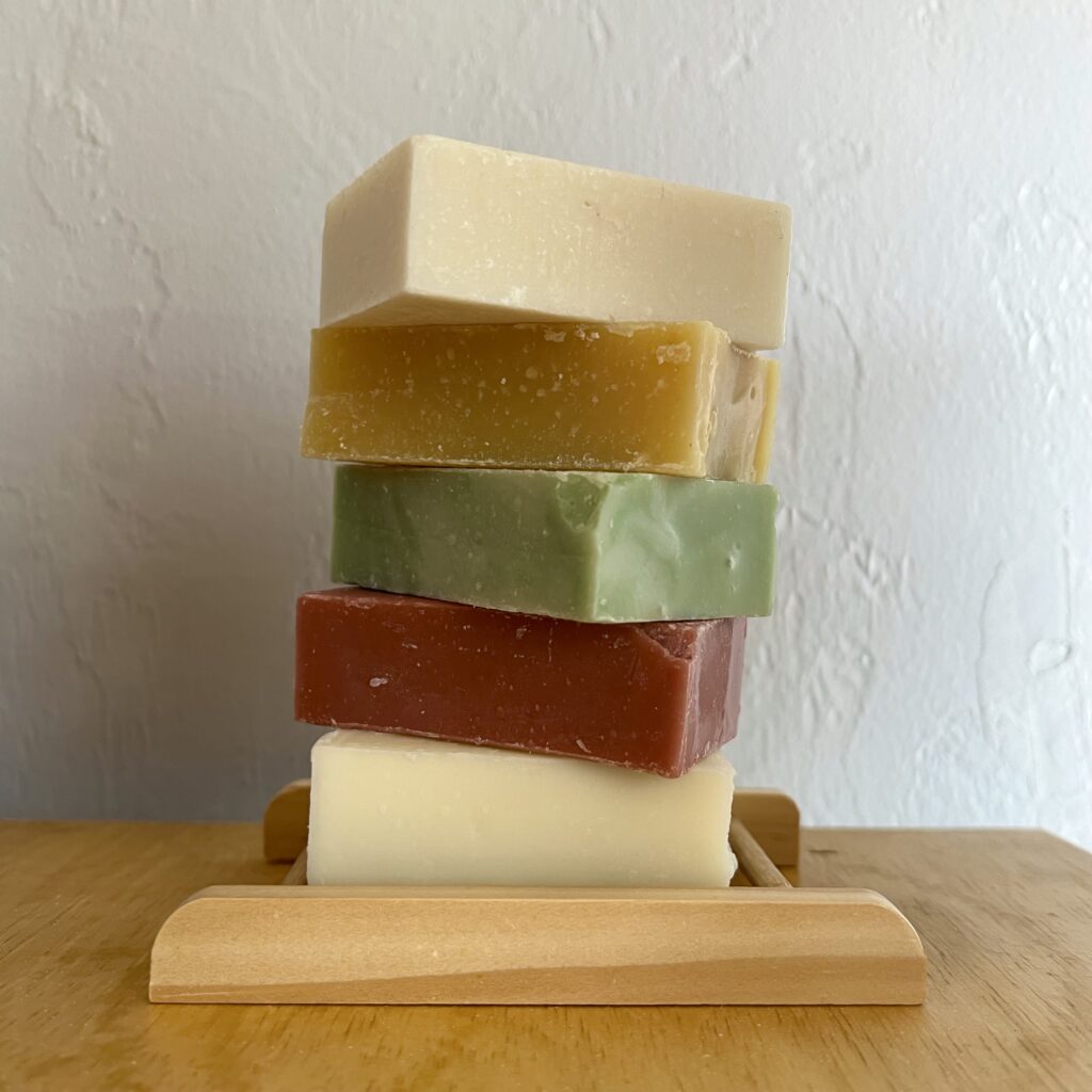 Some of our package-free soap varieties.
