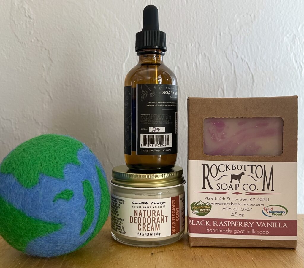 A few products that are made locally, in the USA, in small batches, or by a small business.